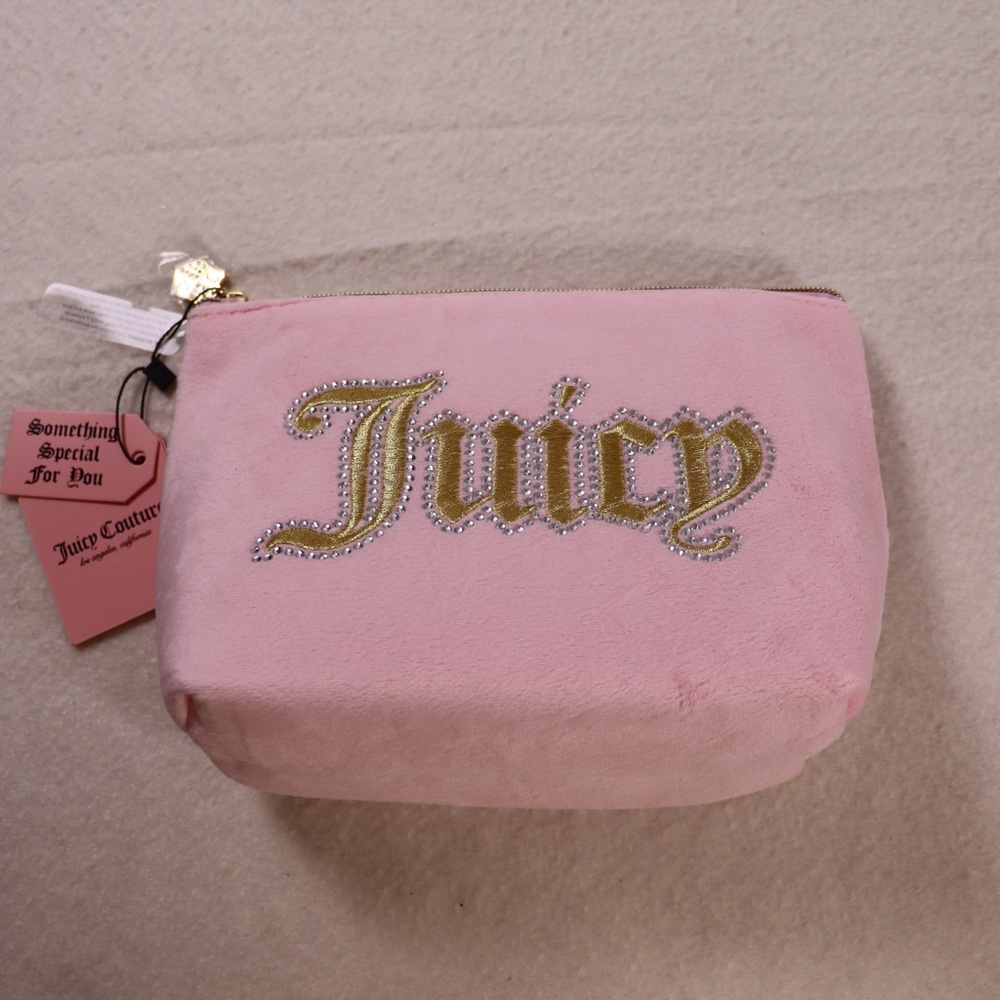 Juicy Couture Blush Pink Cosmetic Case
